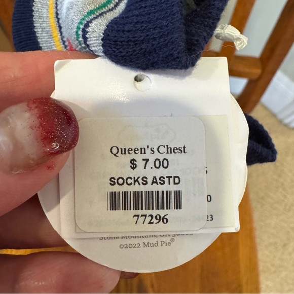 🌈 6/$60, NWT, Mudpie,  0-12 months, Socks, One Pair, Car Theme - Picture 5 of 5